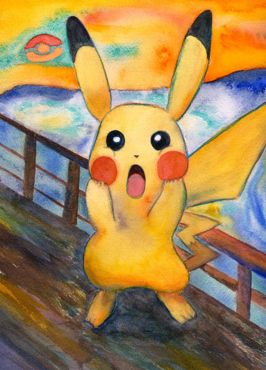 The Pika watercolor
